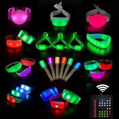 Los profesionales DMX controlador inalámbrico Concierto de apoyo Brillo LED pulsera 10 Zona controlador inalámbrico