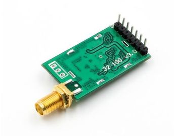 Módulo inalámbrico del transmisor-receptor de la frecuencia ultraelevada de IoT de la antena de la gama larga SX1276 915mhz 100mW SMA de UART Lora