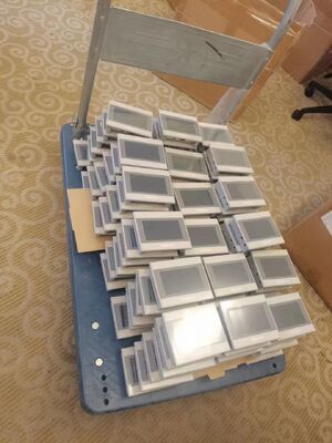 4Interfaz HMI de 3 pulgadas con interfaz RS232/RS485/USB e entrada de corriente continua de 24 V para control industrial