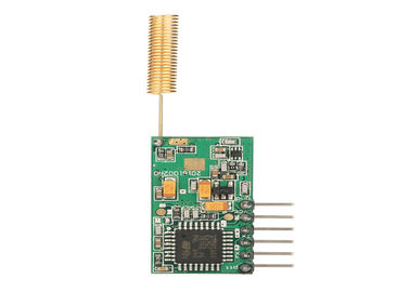 Puerto inalámbrico 9600bps 433MHz de TTL del transmisor-receptor de la mini del RF de datos energía baja del módulo