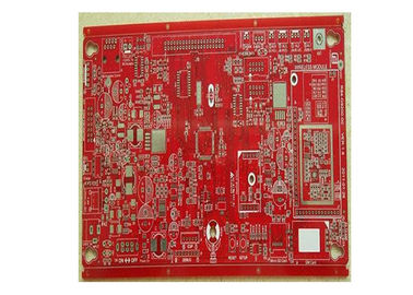 El tablero de múltiples capas del PWB del RF, escoge/color rojo echado a un lado doble del tablero del prototipo del PWB