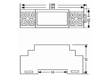 La CA mecanografía el transmisor actual del aislador de la señal del voltaje a 0-5V/a 4-20mA LS-TET-AI