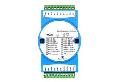 LS-WJ28 Rs232 Rs485 convertidor a la señal analógica 4-20mA o 0-5V de 8AI