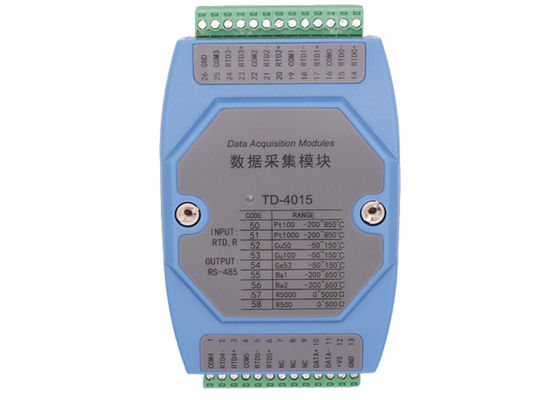 Convertido de la señal de la IDT de LS-TD4015 6ch a RS485 PT100 al montaje del carril del dinar del transmisor de la temperatura RS485